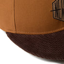 59FIFTY 2 - Tone Duck Canvas Hexa Logo カーキ ダークブラウン - 14668174 - 700 | NEW ERA ニューエラ公式オンラインストア