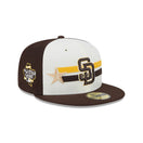 59FIFTY オンフィールド 2024 MLB All - Star Game workout サンディエゴ・パドレス クロームホワイト / ブラウン - 14322825 - 700 | NEW ERA ニューエラ公式オンラインストア