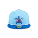 59FIFTY オンフィールド 2025 MLB 4th of July ヒューストン・アストロズ ライトブルー ブルーバイザー - 14628795 - 700 | NEW ERA ニューエラ公式オンラインストア