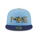 59FIFTY オンフィールド 2025 MLB City Connect ミルウォーキー・ブリュワーズ ライトブルー - 14521622 - 700 | NEW ERA ニューエラ公式オンラインストア