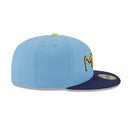 59FIFTY オンフィールド 2025 MLB City Connect ミルウォーキー・ブリュワーズ ライトブルー - 14521622 - 700 | NEW ERA ニューエラ公式オンラインストア