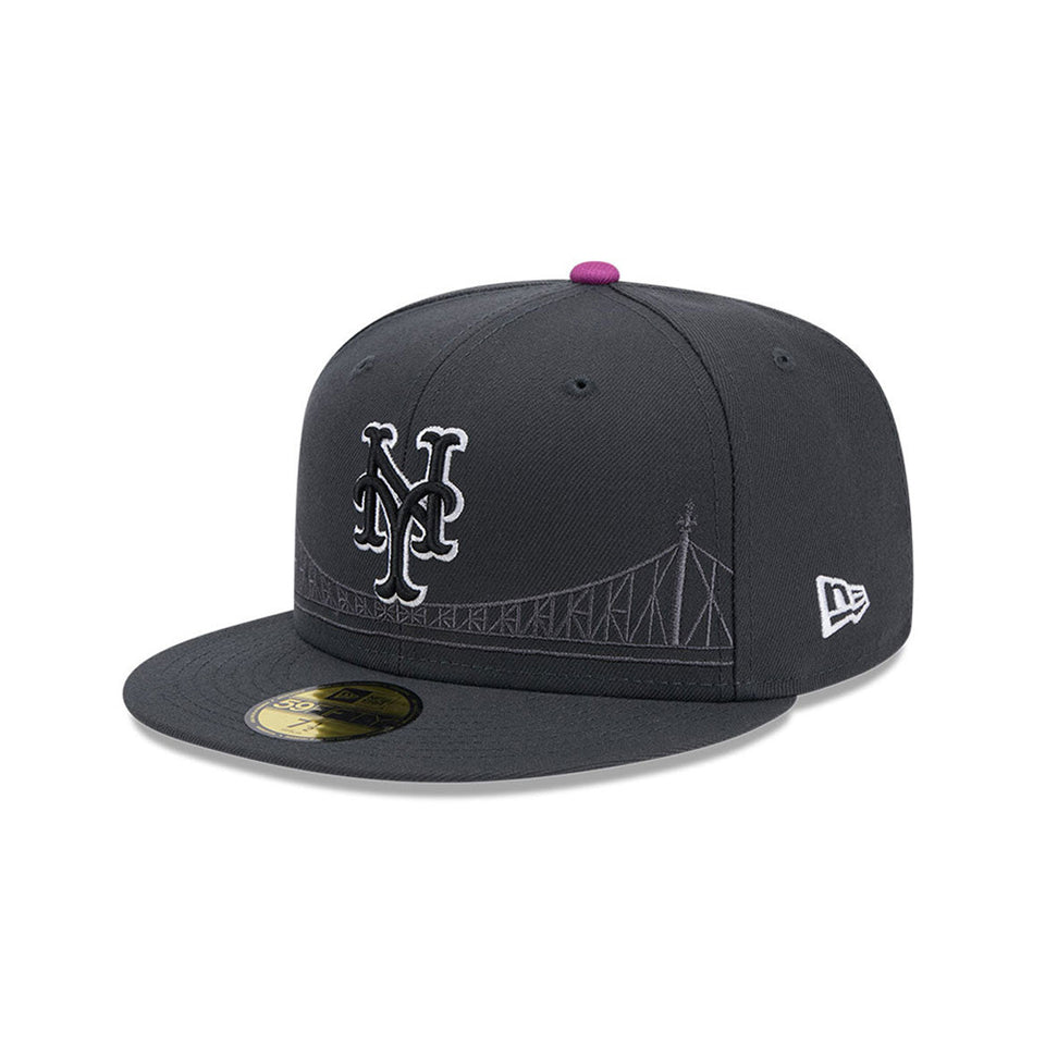 59FIFTY オンフィールド MLB City Connect ニューヨーク・メッツ グラファイト