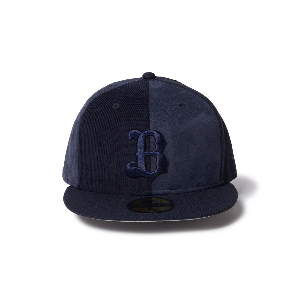 Buffaloes ストライプキャップ ネイビー　選手用‼️ NEW ERA ニューエラ オリックス バッファローズ 5950 キャップ