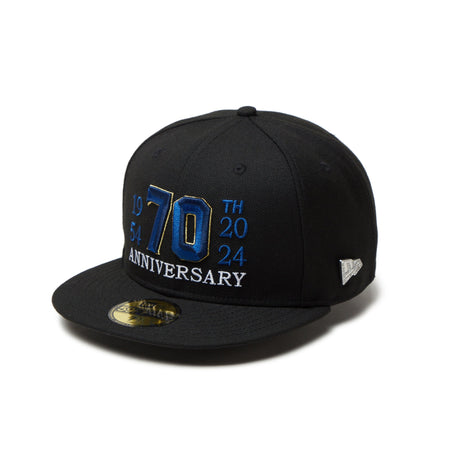 70th Anniversary Cap ブラック New Era Cap 70th Anniversary Black 59FIFTY Fitted Hat | New