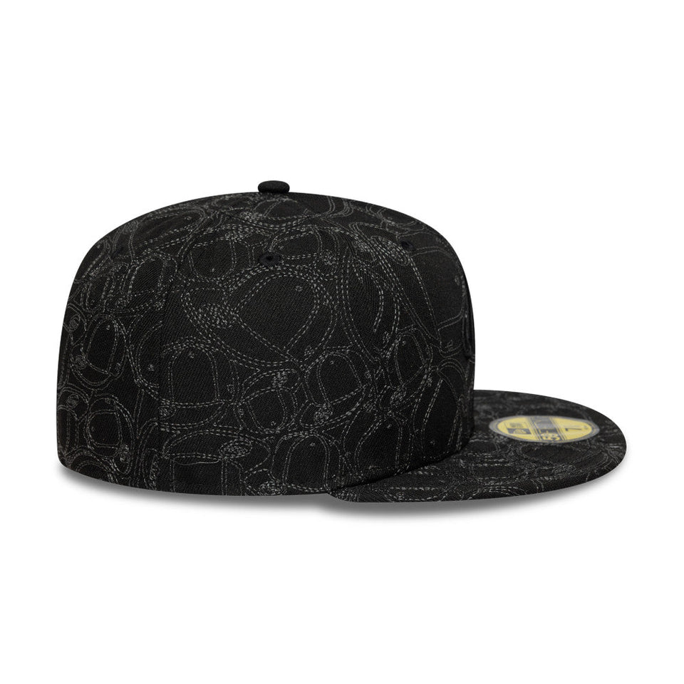 59FIFTY 59FIFTY DAY Memorial Collection クラシックロゴ オールオーバーエンブロイダリー ブラック - 14700190 - 700 | NEW ERA ニューエラ公式オンラインストア