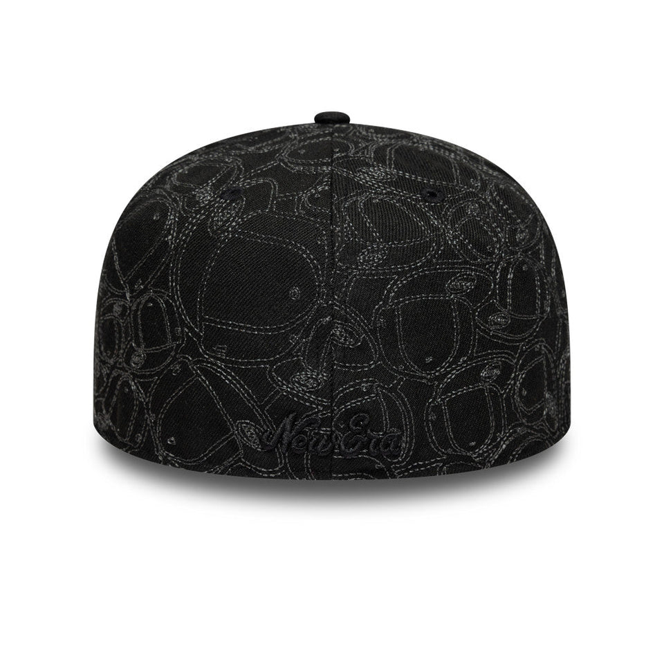 59FIFTY 59FIFTY DAY Memorial Collection クラシックロゴ オールオーバーエンブロイダリー ブラック - 14700190 - 700 | NEW ERA ニューエラ公式オンラインストア