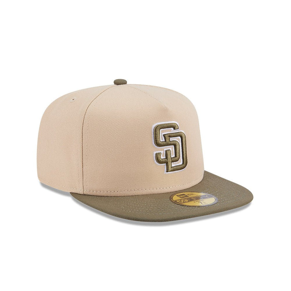 サンディエゴパドレスNEW ERA 59FIFTY キャップ 7 1/8 KINGS 別注 59FIFTY サンディエゴ・パドレス クローム ネイビー