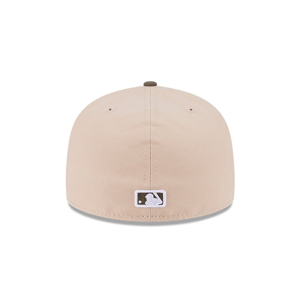 THIRD MAGAZINE×NEW ERA 9TWENTY ベージュキャップ 9TWENTY Cotton Flax ニューヨーク・ヤンキース ライトベージュ