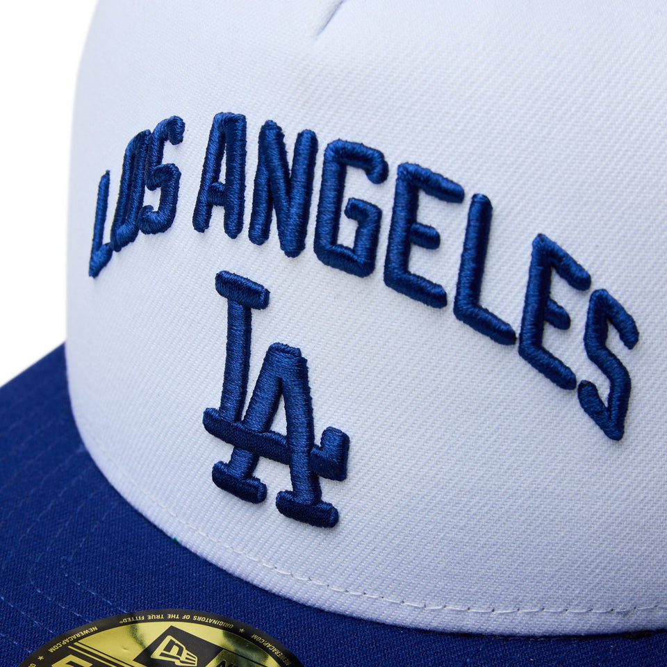 59FIFTY A - Frame Dodgers Pack ロサンゼルス・ドジャース ホワイト ダークロイヤルバイザー - 14388819 - 700 | NEW ERA ニューエラ公式オンラインストア