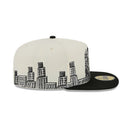 59FIFTY A - Frame Teenage Mutant Ninja Turtles ティーンエイジ・ミュータント・ニンジャ・タートルズ Cityscape クロームホワイト ブラックバイザー - 14875623-700 | NEW ERA ニューエラ公式オンラインストア