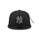 59FIFTY Alpha Industries ニューヨーク・ヤンキース ブラック - 14667295 - 700 | NEW ERA ニューエラ公式オンラインストア