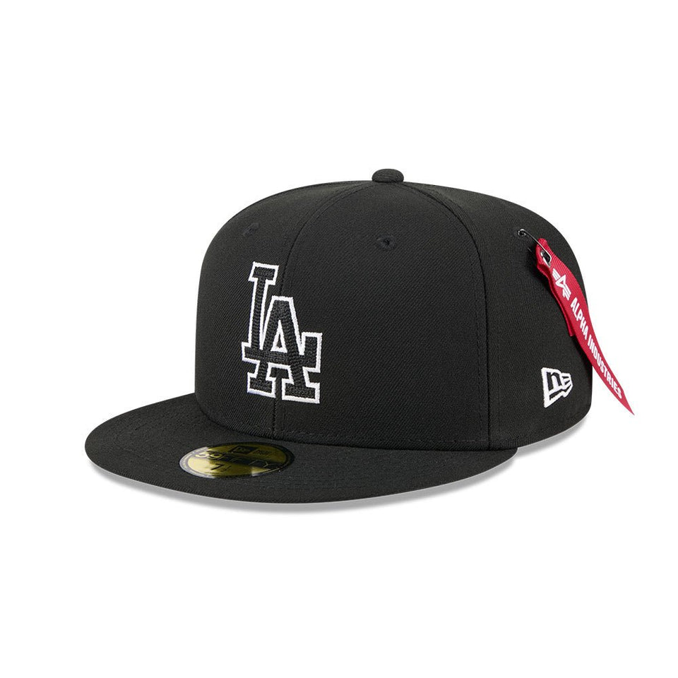 59FIFTY Alpha Industries ロサンゼルス・ドジャース ブラック - 14667296 - 700 | NEW ERA ニューエラ公式オンラインストア