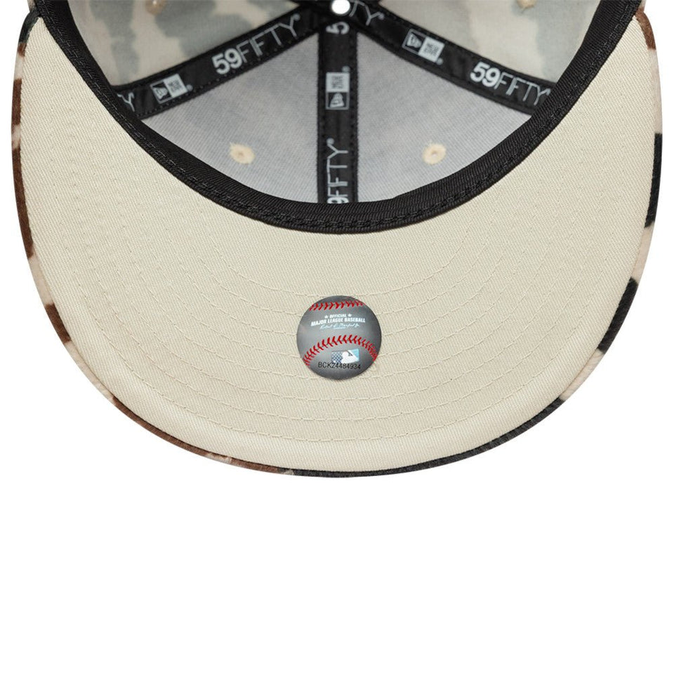 59FIFTY Animal Print Cow ニューヨーク・ヤンキース カウ ブラック ブラウン アイボリー - 14881933-700 | NEW ERA ニューエラ公式オンラインストア