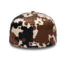 59FIFTY Animal Print Cow ニューヨーク・ヤンキース カウ ブラック ブラウン アイボリー - 14881933-700 | NEW ERA ニューエラ公式オンラインストア