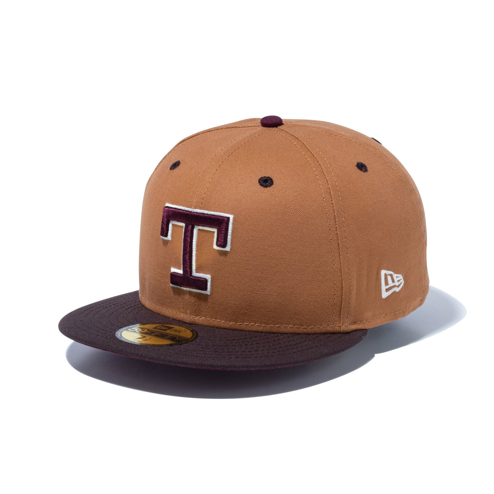 59FIFTY Barbecue Pack テキサス・レンジャーズ クーパーズタウン ライトブロンズ / ブラウン - 14365422-700 | NEW ERA ニューエラ公式オンラインストア