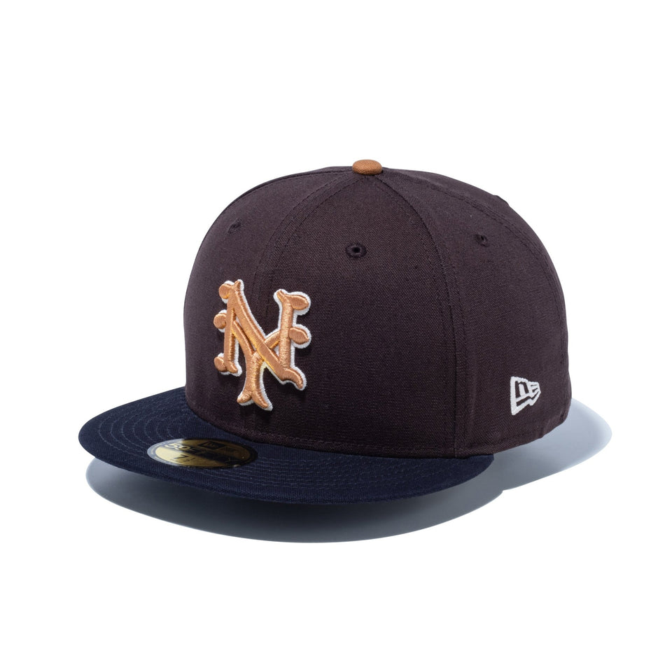 59FIFTY Barbecue Pack ニューヨーク・ジャイアンツ クーパーズタウン ブラウン / ネイビー - 14365425-700 | NEW ERA ニューエラ公式オンラインストア