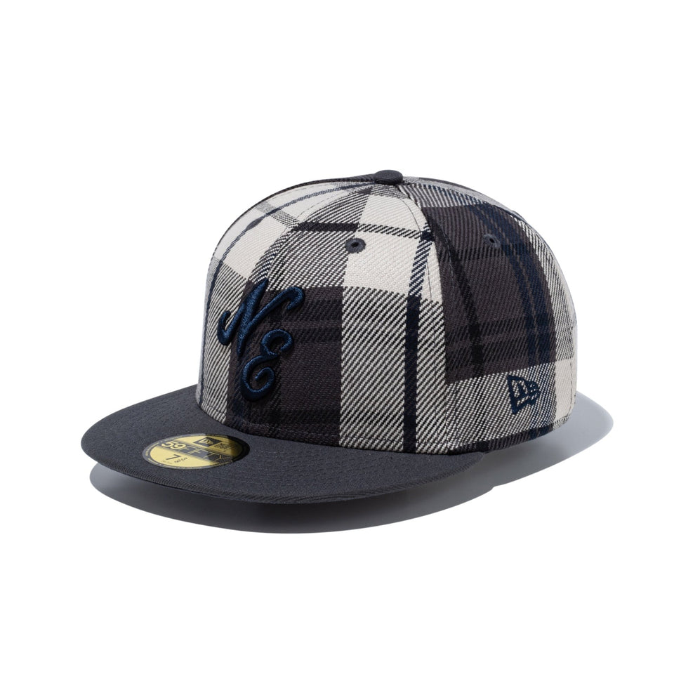 59FIFTY BLACK LABEL FW24 クラシックロゴ フランネルチェック