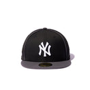 59FIFTY ソフトバックラム BLACK LABEL FW25 Piping ニューヨーク・ヤンキース ブラック ダークグラファイトバイザー - 14747346 - 700 | NEW ERA ニューエラ公式オンラインストア