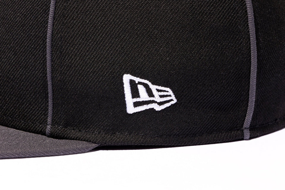 59FIFTY ソフトバックラム BLACK LABEL FW25 Piping ニューヨーク・ヤンキース ブラック ダークグラファイトバイザー - 14747346 - 700 | NEW ERA ニューエラ公式オンラインストア