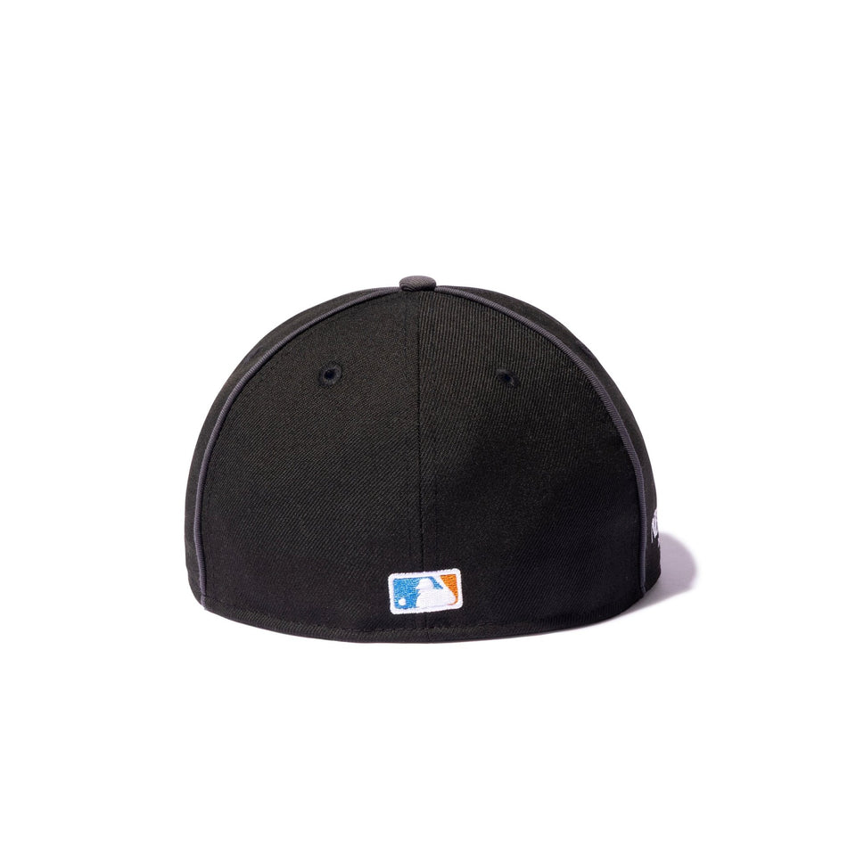 59FIFTY ソフトバックラム BLACK LABEL FW25 Piping ニューヨーク・ヤンキース ブラック ダークグラファイトバイザー - 14747346 - 700 | NEW ERA ニューエラ公式オンラインストア