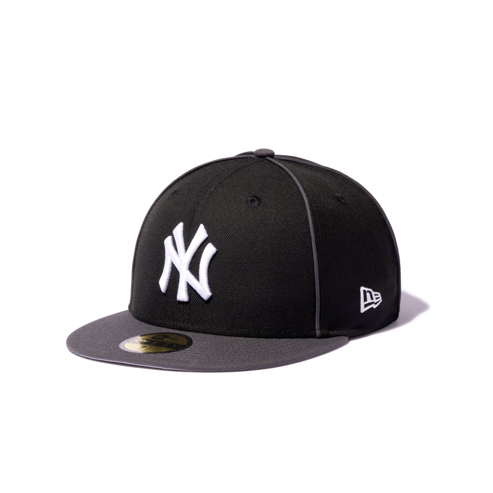 59FIFTY BLACK LABEL FW25 Piping ニューヨーク・ヤンキース ブラック