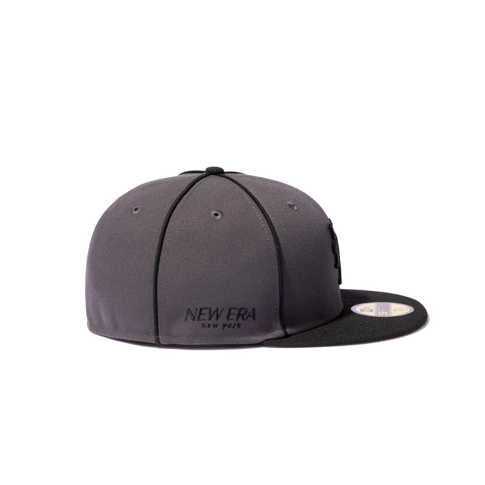 59FIFTY ソフトバックラム BLACK LABEL FW25 Piping ニューヨーク・メッツ ダークグラファイト ブラックバイザー - 14747347 - 700 | NEW ERA ニューエラ公式オンラインストア