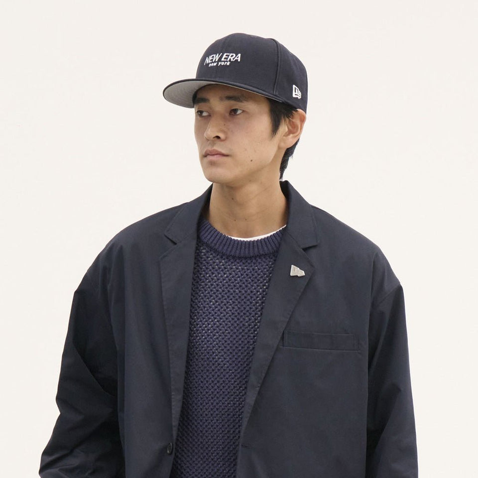 59FIFTY BLACK LABEL FW25 Piping Hotel Logo ネイビー