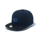 59FIFTY BLACK LABEL SS25 レザーパッチ ブラックストライプ - 14666145 - 700 | NEW ERA ニューエラ公式オンラインストア