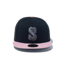 59FIFTY Black Pink シアトル・マリナーズ クーパーズタウン ブラック ピンクバイザー - 14726167 - 700 | NEW ERA ニューエラ公式オンラインストア