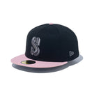 59FIFTY Black Pink シアトル・マリナーズ クーパーズタウン ブラック ピンクバイザー - 14726167 - 700 | NEW ERA ニューエラ公式オンラインストア
