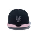 59FIFTY Black Pink ニューヨーク・メッツ クーパーズタウン ブラック ピンクバイザー - 14726172 - 700 | NEW ERA ニューエラ公式オンラインストア