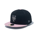 59FIFTY Black Pink ニューヨーク・メッツ クーパーズタウン ブラック ピンクバイザー - 14726172 - 700 | NEW ERA ニューエラ公式オンラインストア