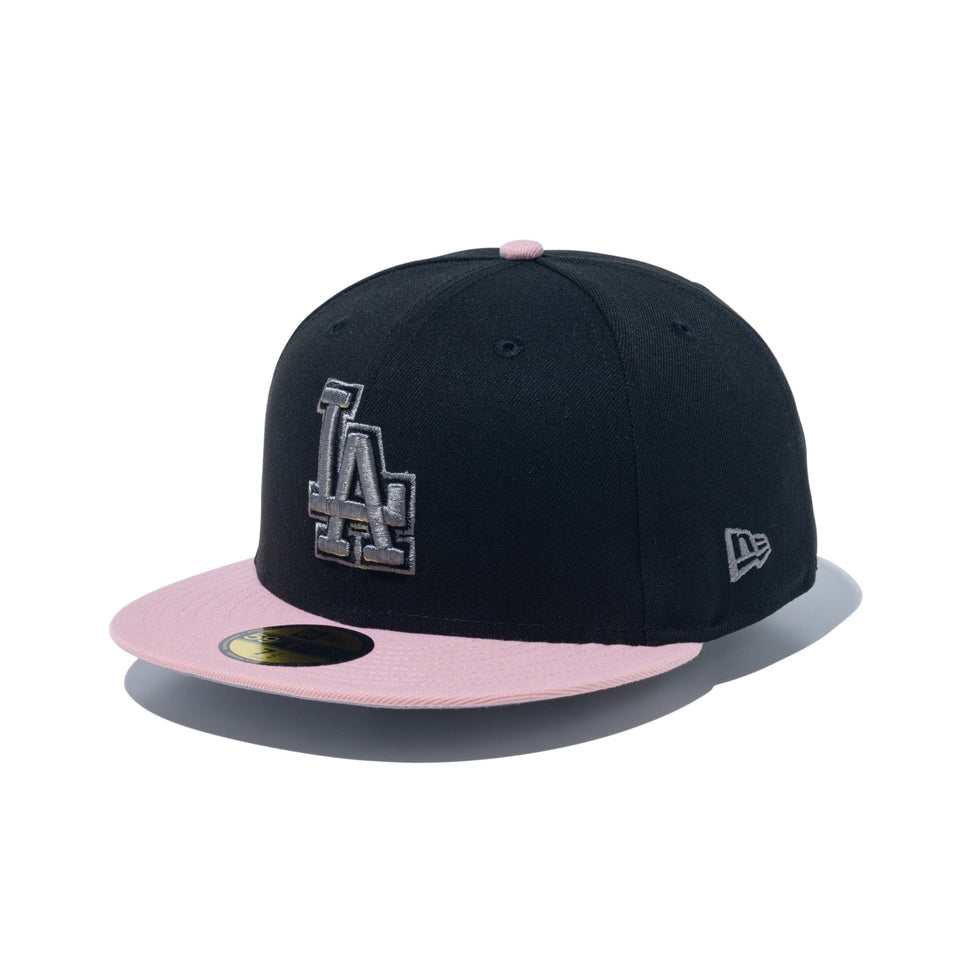 59FIFTY Black Pink ロサンゼルス・ドジャース ブラック ピンクバイザー - 14726176 - 700 | NEW ERA ニューエラ公式オンラインストア