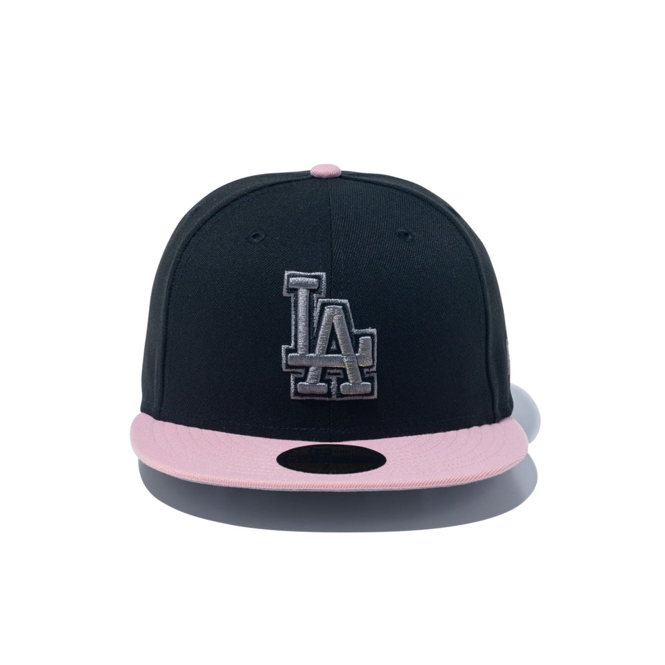 59FIFTY Black Pink ロサンゼルス・ドジャース ブラック ピンクバイザー - 14726176 - 700 | NEW ERA ニューエラ公式オンラインストア