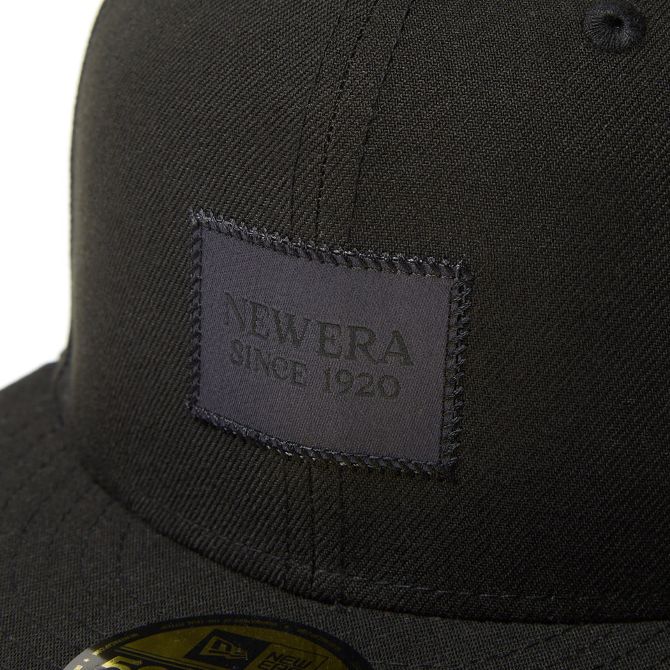 59FIFTY Black Woven Patch ブラック - 14668122 - 700 | NEW ERA ニューエラ公式オンラインストア