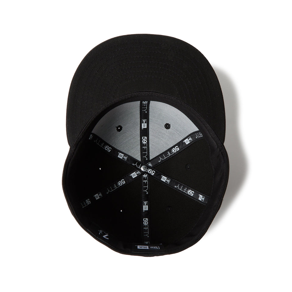 59FIFTY Black Woven Patch ブラック - 14668122 - 700 | NEW ERA ニューエラ公式オンラインストア