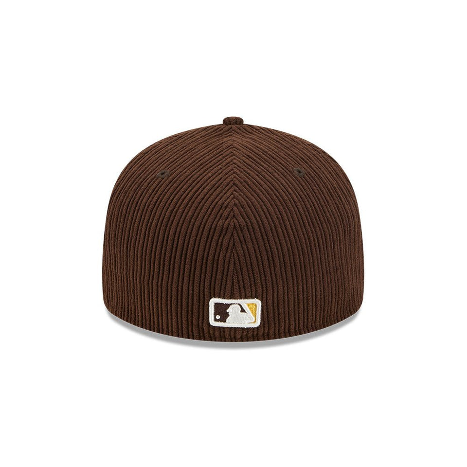 59FIFTY Chenille Pop サンディエゴ・パドレス コーデュロイ ブラウン