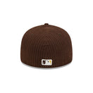 59FIFTY Chenille Pop サンディエゴ・パドレス コーデュロイ ブラウン - 14724815-700 | NEW ERA ニューエラ公式オンラインストア