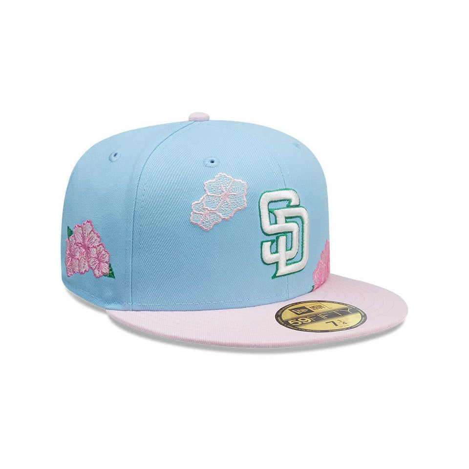 59FIFTY City Elements ドミニカ サンディエゴ・パドレス スカイブルー ピンクバイザー - 14751969 - 700 | NEW ERA ニューエラ公式オンラインストア
