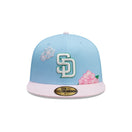 59FIFTY City Elements ドミニカ サンディエゴ・パドレス スカイブルー ピンクバイザー - 14751969 - 700 | NEW ERA ニューエラ公式オンラインストア