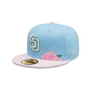 59FIFTY City Elements ドミニカ サンディエゴ・パドレス スカイブルー ピンクバイザー - 14751969 - 700 | NEW ERA ニューエラ公式オンラインストア