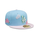 59FIFTY City Elements ドミニカ ロサンゼルス・ドジャース スカイブルー ピンクバイザー - 14751971 - 700 | NEW ERA ニューエラ公式オンラインストア
