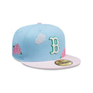 59FIFTY City Elements ドミニカ ボストン・レッドソックス スカイブルー ピンクバイザー - 14751972 - 700 | NEW ERA ニューエラ公式オンラインストア