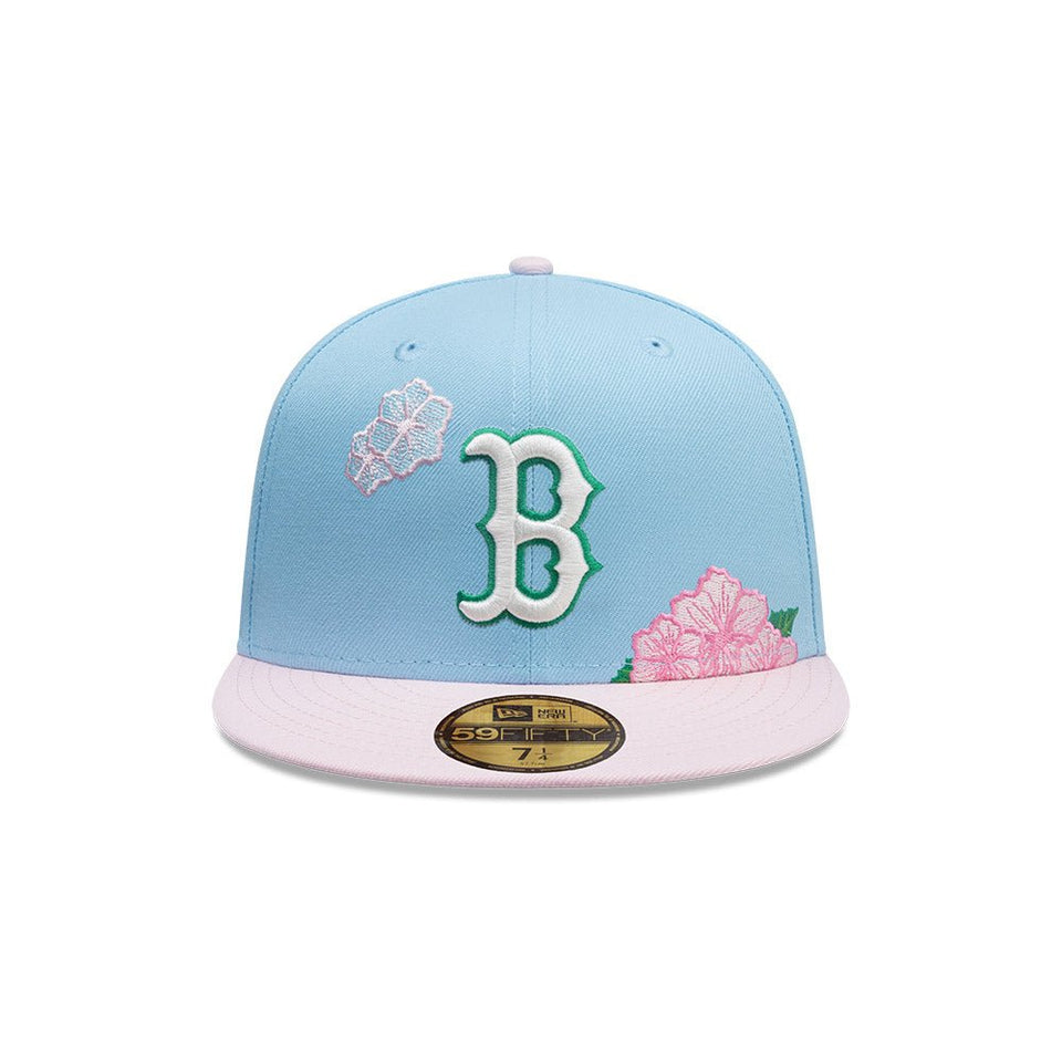59FIFTY City Elements ドミニカ ボストン・レッドソックス スカイブルー ピンクバイザー - 14751972 - 700 | NEW ERA ニューエラ公式オンラインストア