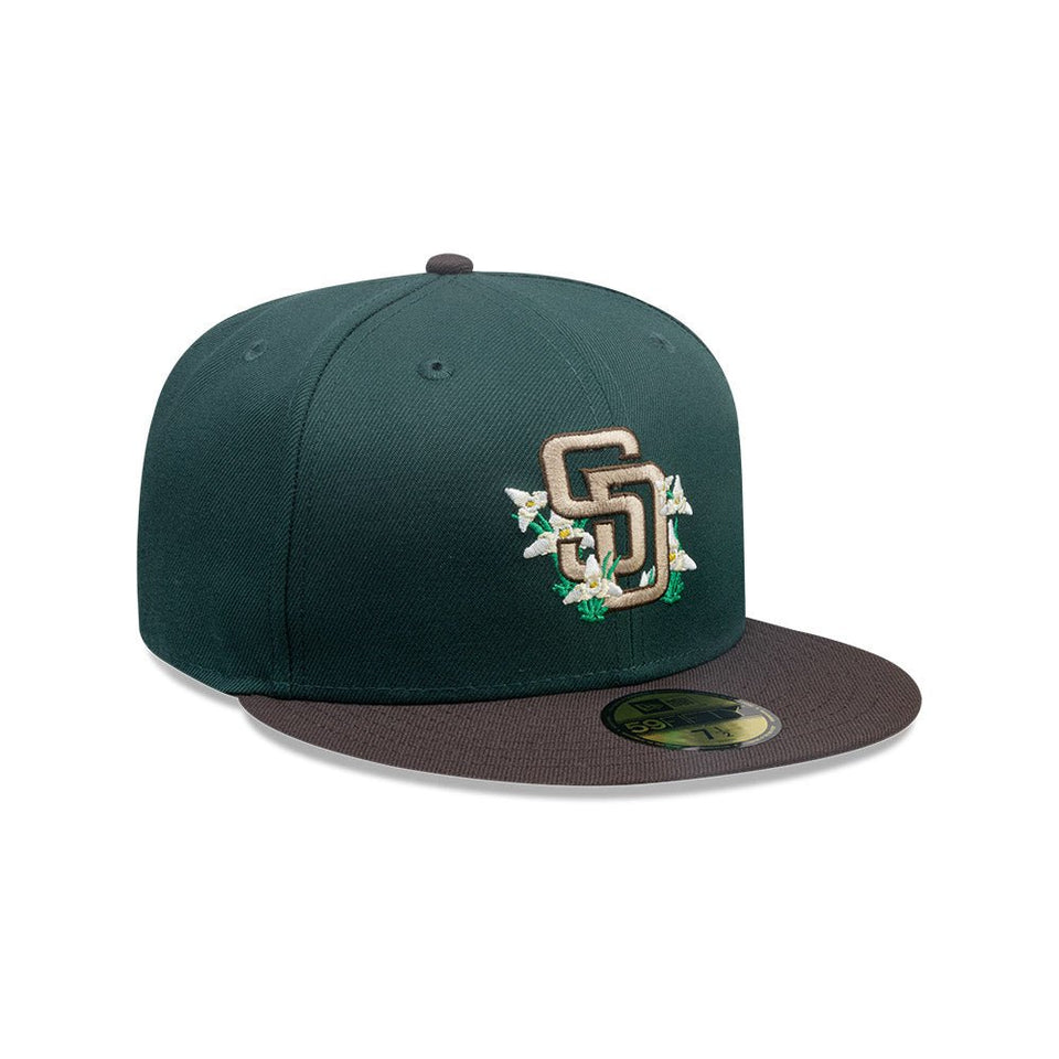 59FIFTY City Elements グアテマラ サンディエゴ・パドレス ダークグリーン ブラウンバイザー - 14751973 - 700 | NEW ERA ニューエラ公式オンラインストア