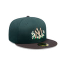59FIFTY City Elements グアテマラ ニューヨーク・ヤンキース ダークグリーン ブラウンバイザー - 14751974 - 700 | NEW ERA ニューエラ公式オンラインストア