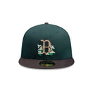 59FIFTY City Elements グアテマラ ボストン・レッドソックス ダークグリーン ブラウンバイザー - 14751976 - 700 | NEW ERA ニューエラ公式オンラインストア