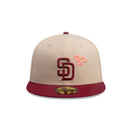 59FIFTY City Elements プエルトリコ サンディエゴ・パドレス ベージュ マルーンバイザー - 14751977 - 700 | NEW ERA ニューエラ公式オンラインストア