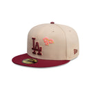 59FIFTY City Elements プエルトリコ ロサンゼルス・ドジャース ベージュ マルーンバイザー - 14751979 - 700 | NEW ERA ニューエラ公式オンラインストア