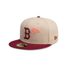 59FIFTY City Elements プエルトリコ ボストン・レッドソックス ベージュ マルーンバイザー - 14751980 - 700 | NEW ERA ニューエラ公式オンラインストア